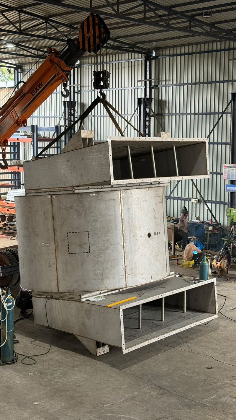 Heavy Fabrication with Crane
